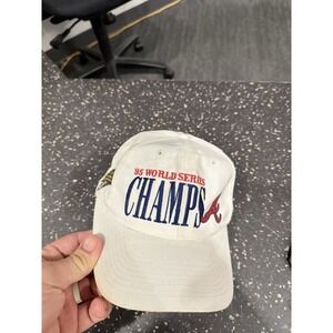 Vintage The Game Atlanta Braves 1995 World Series Champs Baseball Cap Adjustable
